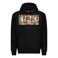 Black fall in love license plate Premium Hoodie - BundleAndBundleShop