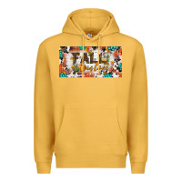 Mustard fall in love license plate Premium Hoodie - BundleAndBundleShop