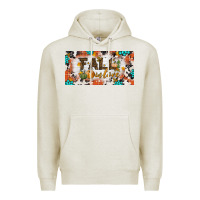 Oatmeal Heather fall in love license plate Premium Hoodie - BundleAndBundleShop
