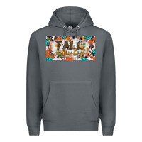 Rock fall in love license plate Premium Hoodie - BundleAndBundleShop