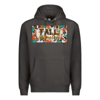 Smoke fall in love license plate Premium Hoodie - BundleAndBundleShop