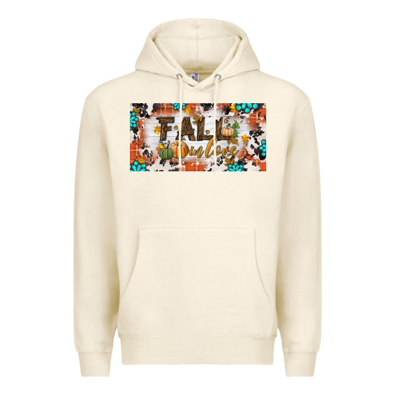 Fall In Love License Plate Premium Hoodie by BundleAndBundleShop | Teevron