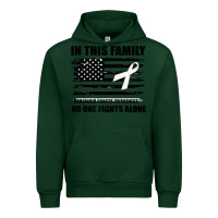 Forest Green No One Fights Alone Pancreatic Cancer Awareness Urban Hoodie - Bettercallsaul