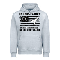 Heather Grey No One Fights Alone Pancreatic Cancer Awareness Urban Hoodie - Bettercallsaul