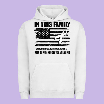 No One Fights Alone Pancreatic Cancer Awareness Urban Hoodie Designed By Bettercallsaul