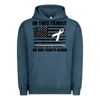 Pigment Midnight Navy No One Fights Alone Pancreatic Cancer Awareness Urban Hoodie - Bettercallsaul