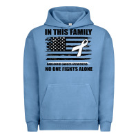 Pigment Pebble Blue No One Fights Alone Pancreatic Cancer Awareness Urban Hoodie - Bettercallsaul