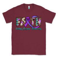 Burgundy faith crohn's disease awareness Classic Tee - JahusDesignShop