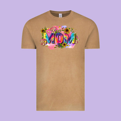 Tie Dye Mom Vintage Tee Designed By Zillion Design Studio