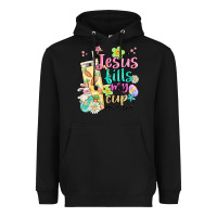Black easter jesus fills my cup Heavyweight Hoodie - MaliasSmallBusiness