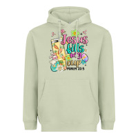 Matcha easter jesus fills my cup Heavyweight Hoodie - MaliasSmallBusiness