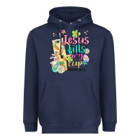Navy easter jesus fills my cup Heavyweight Hoodie - MaliasSmallBusiness