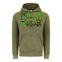 Vintage Olive st. patrick's day one lucky mama Vintage Hoodie - RanaPortraitStore
