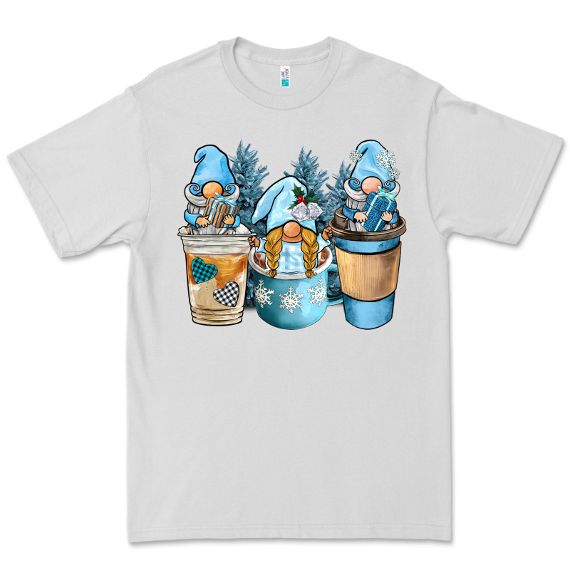 Winter Coffee Gnome Premium Tee by BarkalooDesign | Teevron