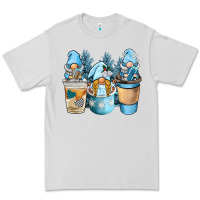 Dove Grey winter coffee gnome Premium Tee - BarkalooDesign