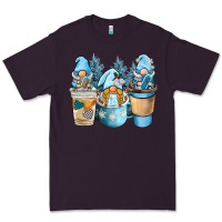 Plum winter coffee gnome Premium Tee - BarkalooDesign