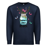 Navy mama preview costom name Premium Sweatshirt - MaliasSmallBusiness