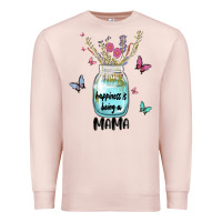 Pale Pink mama preview costom name Premium Sweatshirt - MaliasSmallBusiness