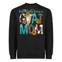 Black kinda busy being a goat mom Heavyweight Sweatshirt - texasbilliewilder