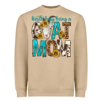 Mushroom kinda busy being a goat mom Heavyweight Sweatshirt - texasbilliewilder