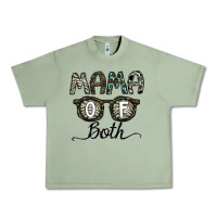 Oil Green mama of both Urban Heavy Tee - CowhideDigitalArt