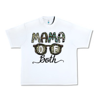 White mama of both Urban Heavy Tee - CowhideDigitalArt