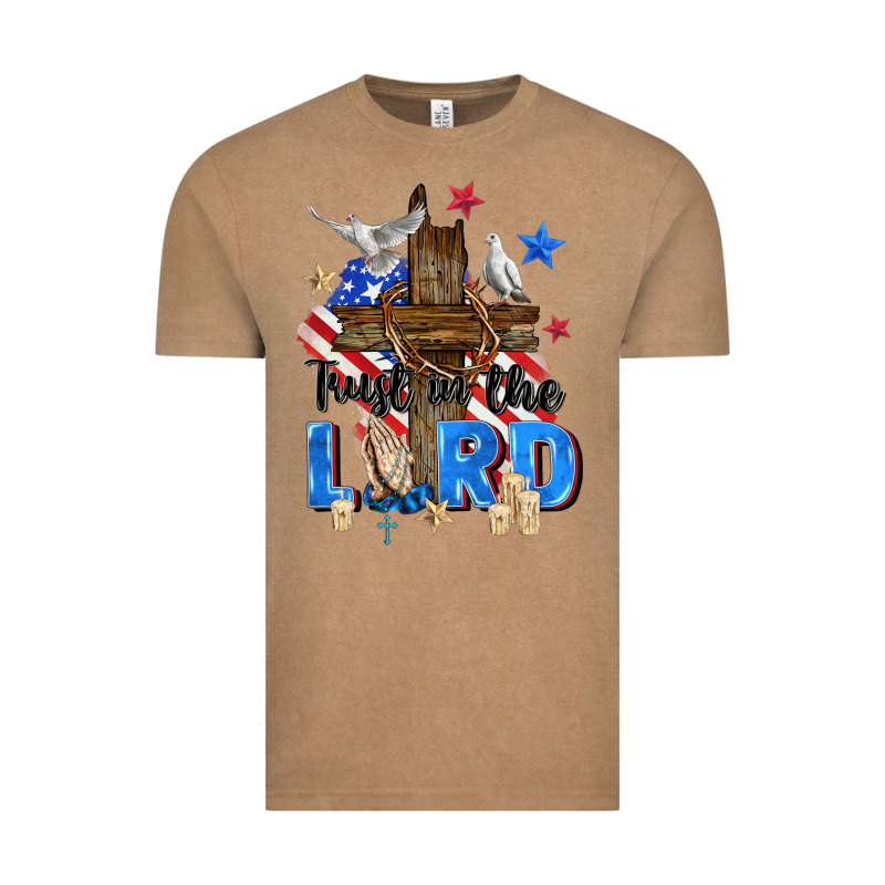 Trust In The Lord Vintage Tee by Zillion Design Studio | Teevron