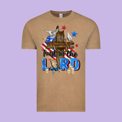 Trust In The Lord Vintage Tee Designed By Zillion Design Studio