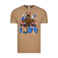 Vintage Coffee trust in the lord Vintage Tee - Zillion Design Studio