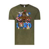 Vintage Olive trust in the lord Vintage Tee - Zillion Design Studio
