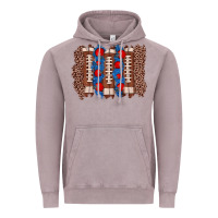 Vintage Zinc football brushstroke Vintage Hoodie - Zillion Design Studio