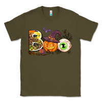 Army Green boo Classic Tee - AdoDesignShop