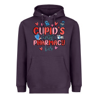 Plum cupid's favorite pharmacy tech Heavyweight Hoodie - MaliasSmallBusiness