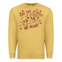 Antique Gold you got a pizza my heart Premium Sweatshirt - MaliasSmallBusiness