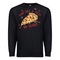 Black you got a pizza my heart Premium Sweatshirt - MaliasSmallBusiness