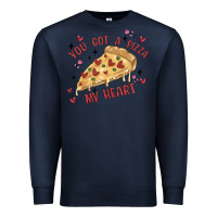 Navy you got a pizza my heart Premium Sweatshirt - MaliasSmallBusiness