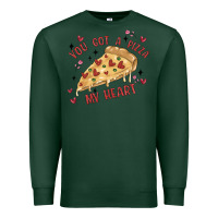 Sports Green you got a pizza my heart Premium Sweatshirt - MaliasSmallBusiness