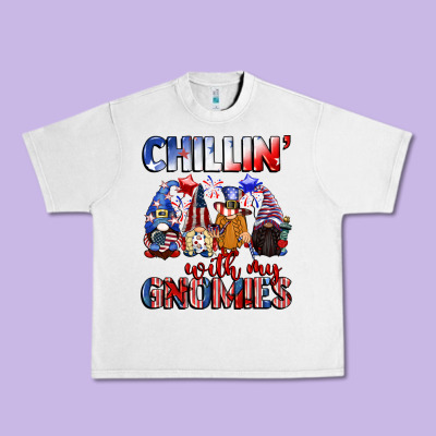 Chillin' With My Gnomies 4th Of July Urban Heavy Tee Designed By Cowgirlartshop