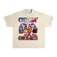 Sandshell Chillin' with my gnomies 4th of July Urban Heavy Tee - CowGirlArtShop