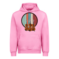 Fuchsia Pink Violin Vintage Urban Hoodie - Bettercallsaul