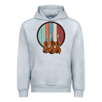 Heather Grey Violin Vintage Urban Hoodie - Bettercallsaul