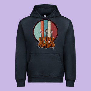 Violin Vintage Urban Hoodie Designed By Bettercallsaul