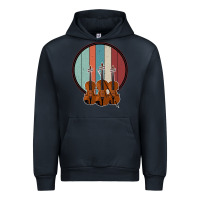 Navy Violin Vintage Urban Hoodie - Bettercallsaul
