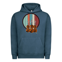 Pigment Midnight Navy Violin Vintage Urban Hoodie - Bettercallsaul