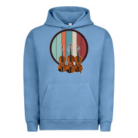 Pigment Pebble Blue Violin Vintage Urban Hoodie - Bettercallsaul
