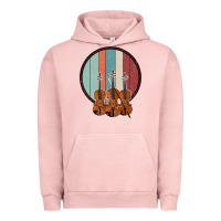 Pigment Salmon Violin Vintage Urban Hoodie - Bettercallsaul