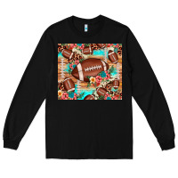 Black football leopard cowhide Long Sleeve Tee - JahusDesignShop