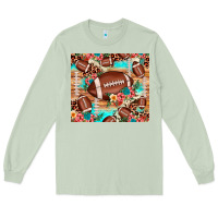 Matcha football leopard cowhide Long Sleeve Tee - JahusDesignShop