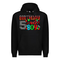 Black birthday boy 5 Premium Hoodie - BundleAndBundleShop