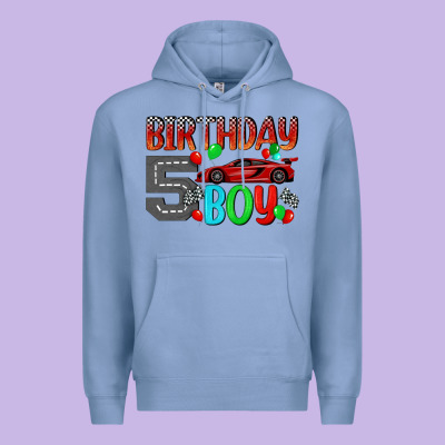 Birthday Boy 5 Premium Hoodie Designed By Bundleandbundleshop